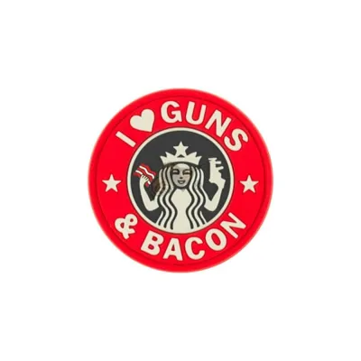 Guns and Bacon Patch Color - JTG