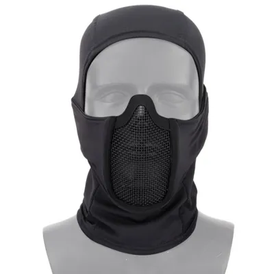 Shadowfighter's Sturmhaube Mit Gitter-Halbmaske - Delta Armory
