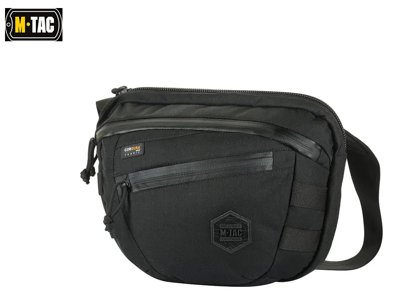 M-Tac Τσαντάκι Sphaera Hardsling Bag Large Elite Μαύρο