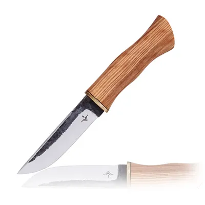 Outdoormesser Olam Bushcraft Braun Inkl. Lederscheide Und Aufbewahrungsbox - Njord
