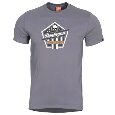 T-Shirt Ageron Victorious Quick Dry Wolf Grau - Pentagon