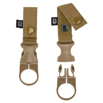 Gürtelschlaufe Mit Flaschenhalter 2ER Pack Camel - Brandit