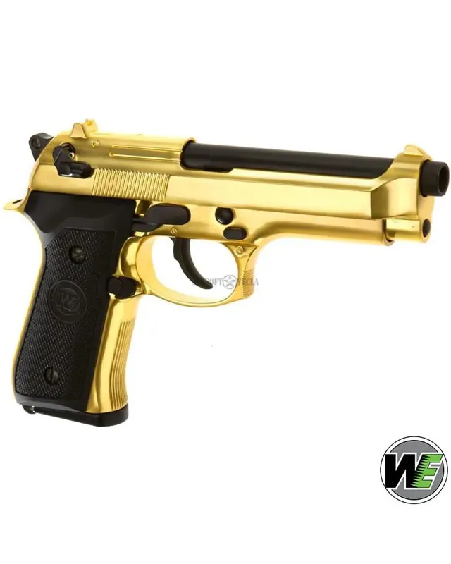 WE Airsoft M9 Full Metal · Oro