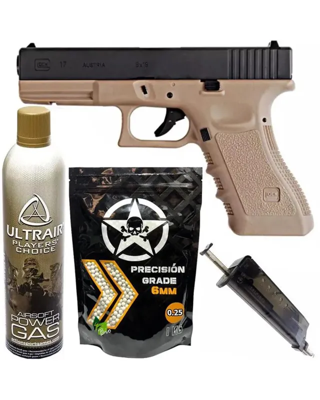 WE Tech Glock 17 Gen4 · Tan / FDE