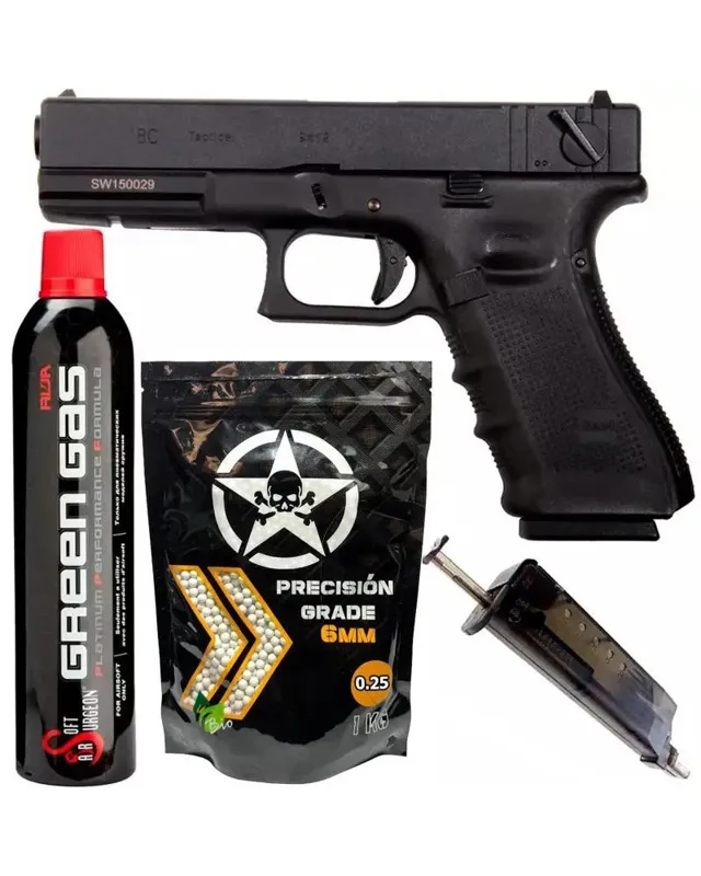 WE Airsoft We-Glock 18 Gen4 · Negro