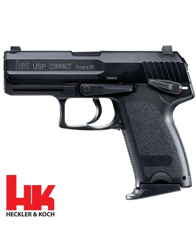 Heckler & Koch USP Compact Gas · Negro