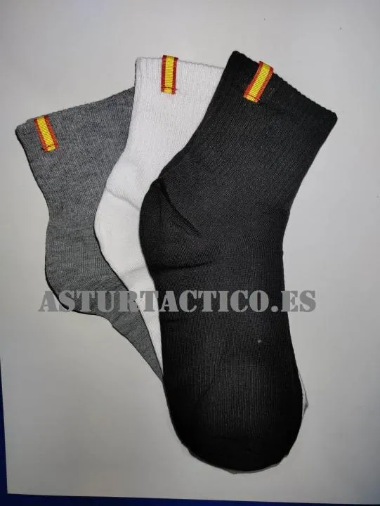 Calcetin Tobillero España · Blanco