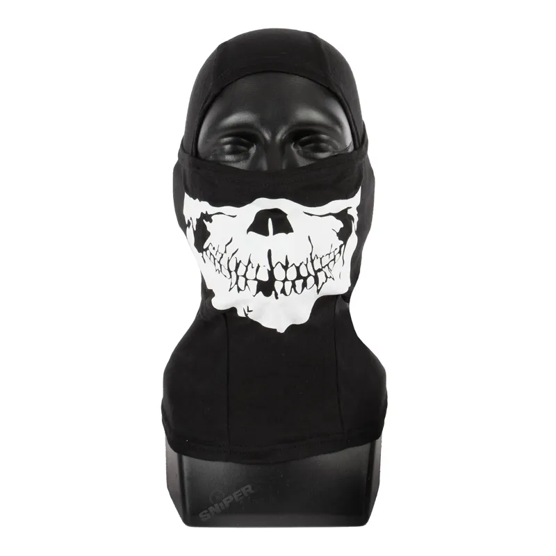 Fosco Industries Skull Balaclava · Negro