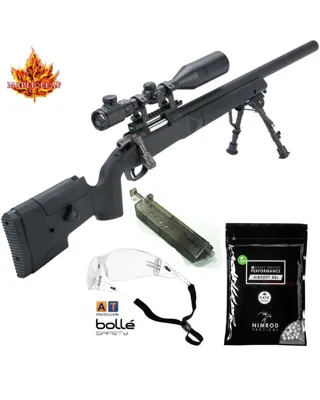 MLC-338 Edición Deluxe + Mira + Bolas 0.45 + Gafas + Ticotico - Maple Leaf