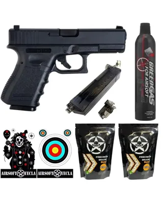 Glock 23 + Gas + Bolas + Ticotico - Saigo Defense