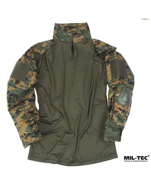 Camisa Táctica con Coderas Warrior · Marpat