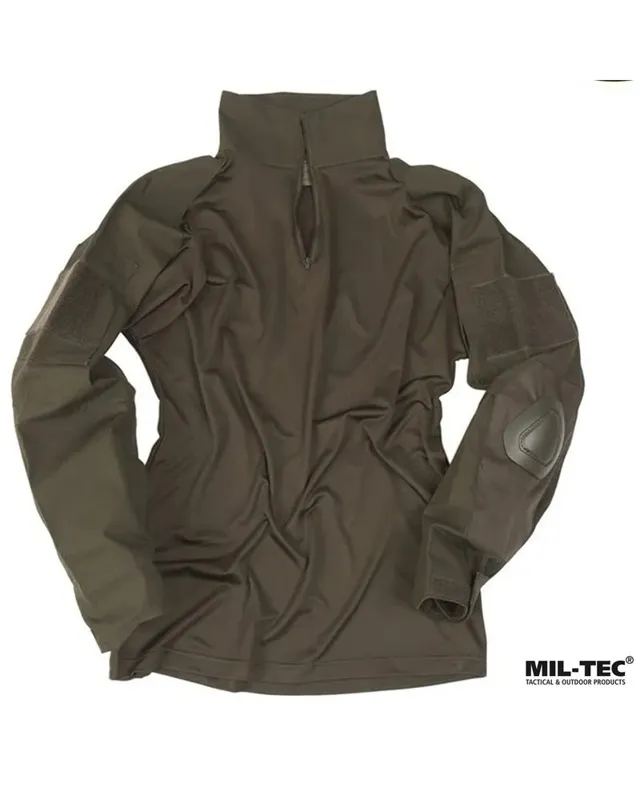Camisa Táctica con Coderas Warrior · Verde / OD