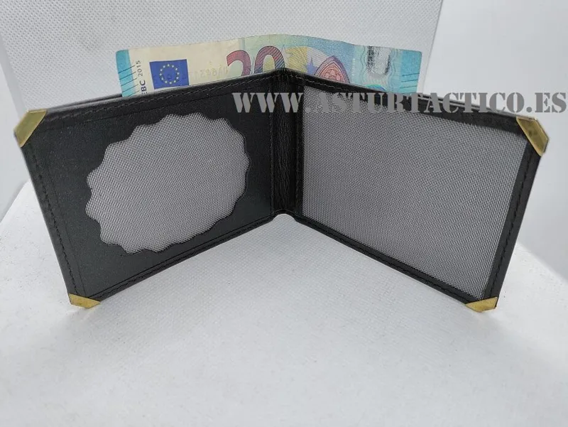 Cartera Porta Placa con Billetera para Placa Ovalada