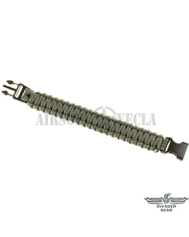 Invader Gear Pulsera Paracord · Gris