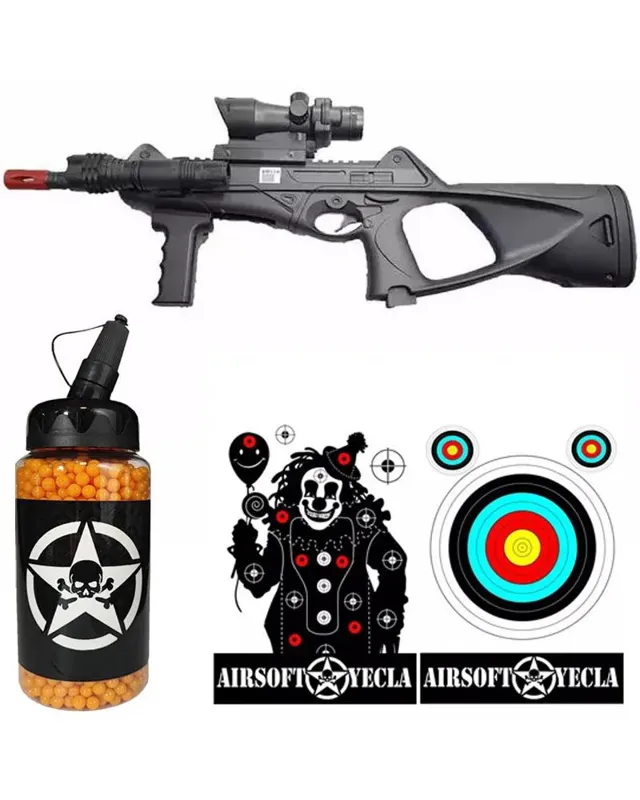 Kit Básico Rifle de Muelle (8901A) · Negro