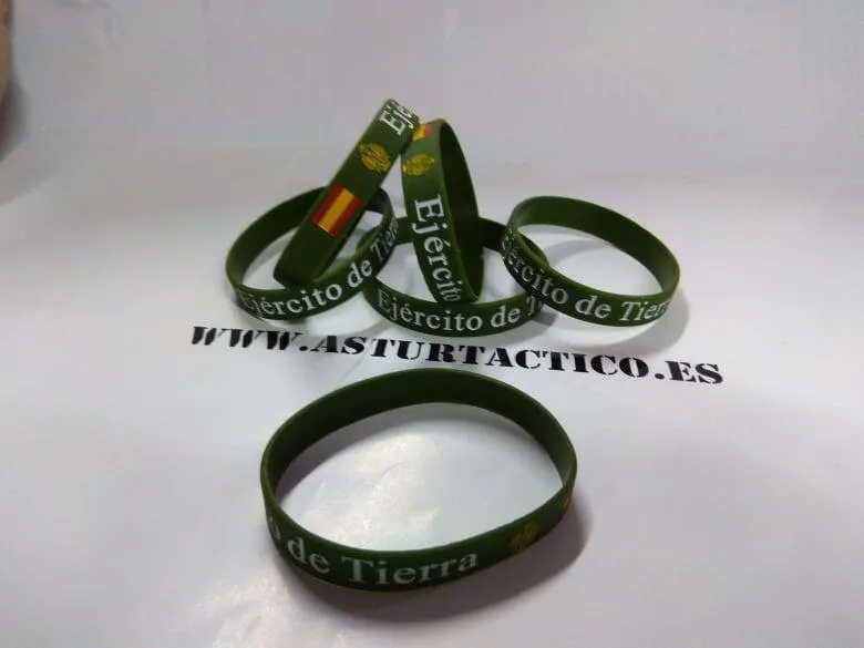 Pulsera Ejército de Tierra, de Goma