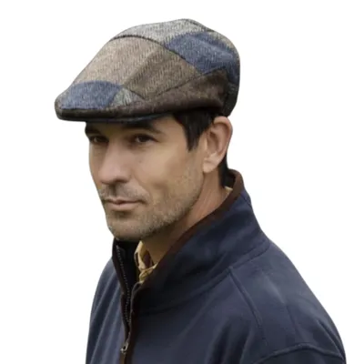 Harris Tweed Mixed Patchwork - Oxford Blue