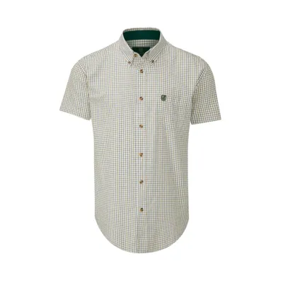 Camisa Manga Corta London Tattersall - Oxford Blue