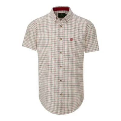 Camisa Manga Corta Ghent Check - Oxford Blue