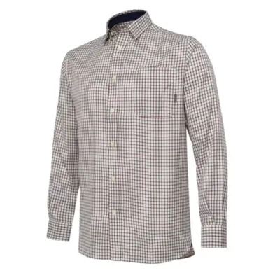 Camisa Ellis Ivory & Check Manga Larga - Beretta