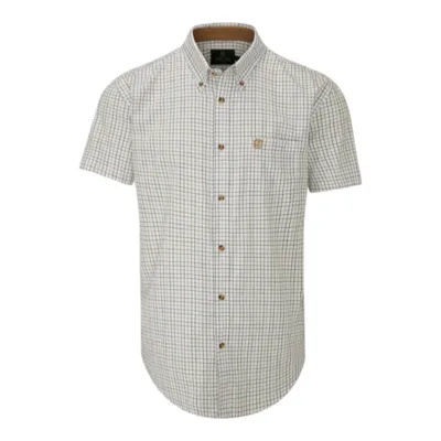 Camisa Manga Corta Morar Check - Oxford Blue