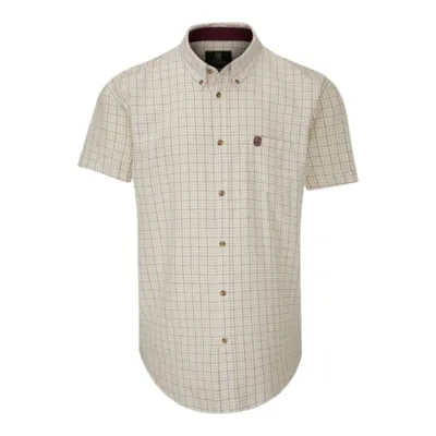 Camisa Manga Corta Metz Check - Oxford Blue
