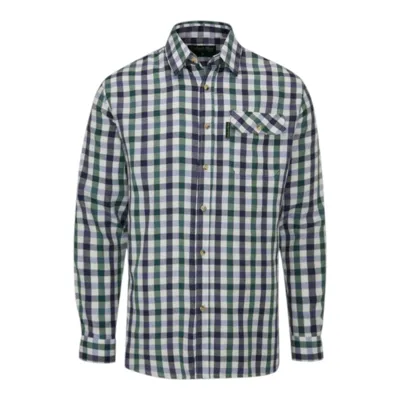 Camisa County Check - Oxford Blue
