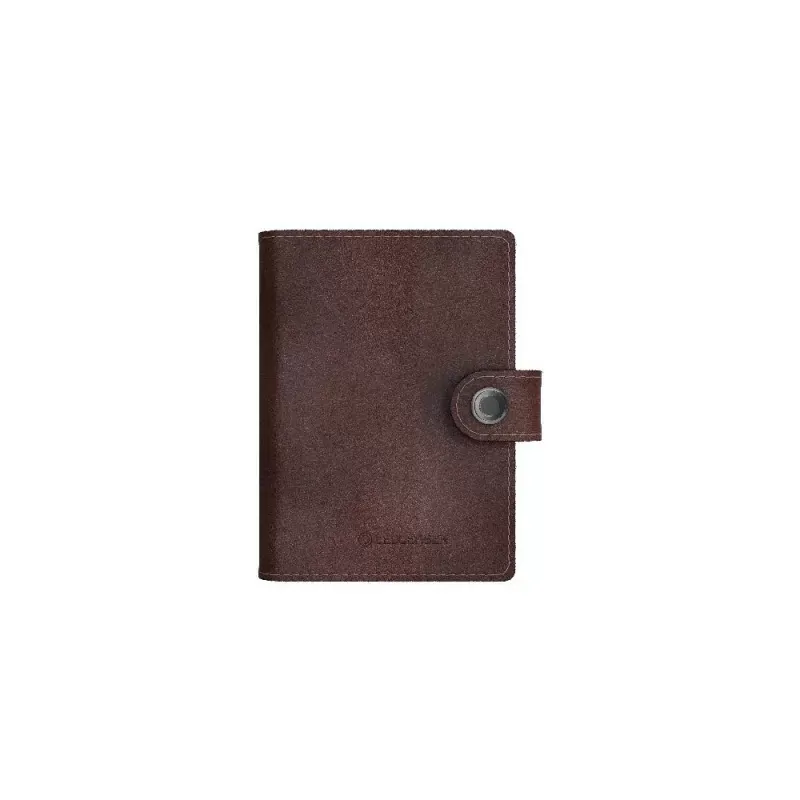 Led Lenser Cartera Tarjetero de Piel con Linterna y Protector de Tarjetas 150 lm - Color · Marrón