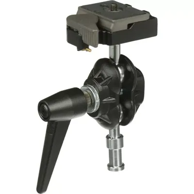 Rótula con Doble Bola con Soporte para Cámara y Zapata Rápida - Manfrotto