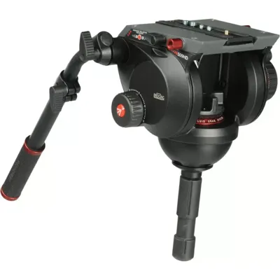 Rótula Video 509HD con Zapata Rápida 509PLONG. Semi Esfera 100mm - Manfrotto