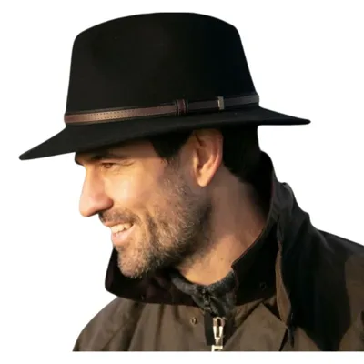 Sombrero Fedora Fieltro Unisex - Oxford Blue