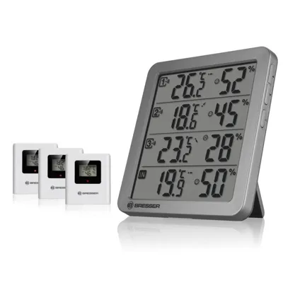 Quadro NV Termómetro e Higrómetro - Bresser
