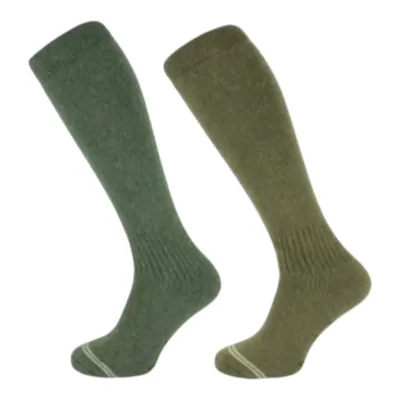 Calcetines Altos Lana (2 Pack) - Oxford Blue