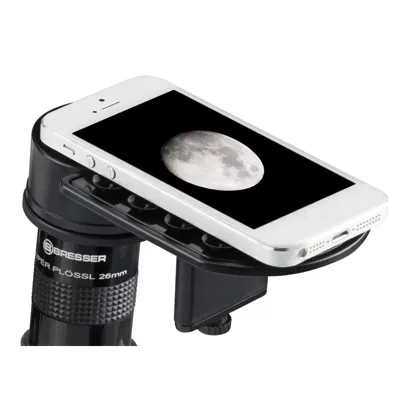 Soporte para Smartphone Deluxe para Telescopios y Microscopios - Bresser
