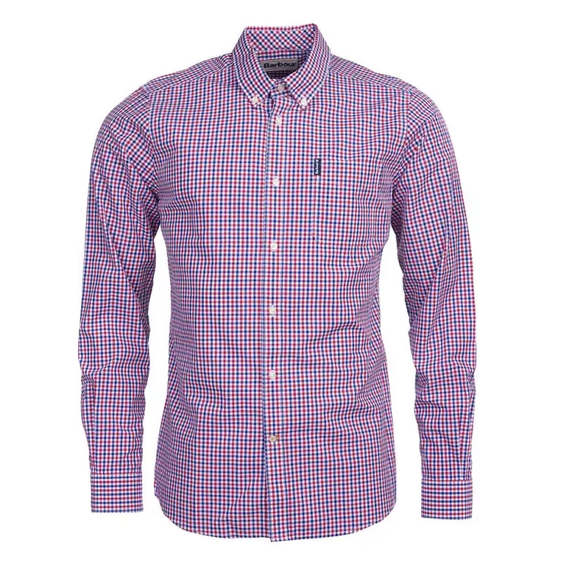 Barbour Gingham 16 · Rojo