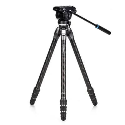 Tripode Tortoise 24CLV Carbono + Rótula S4PRO + Pinchos - Benro