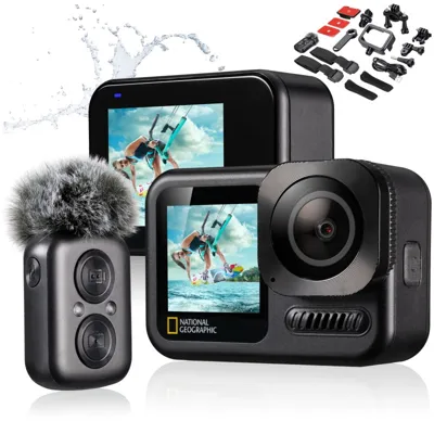 4K Ultra-HD 60 FPS Wi-Fi Cámara Deportiva Explorer 7 - National Geographic