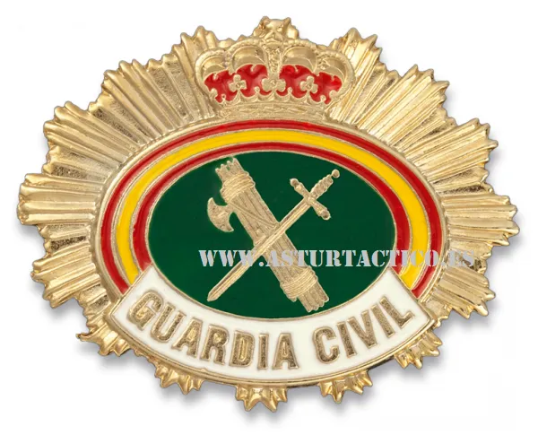 Placa para Cartera, Guardia Civil (Horizontal)