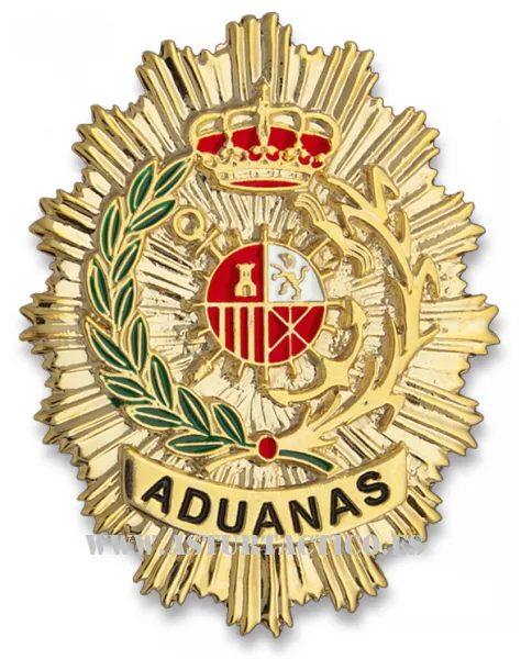 Placa para Cartera, Aduanas