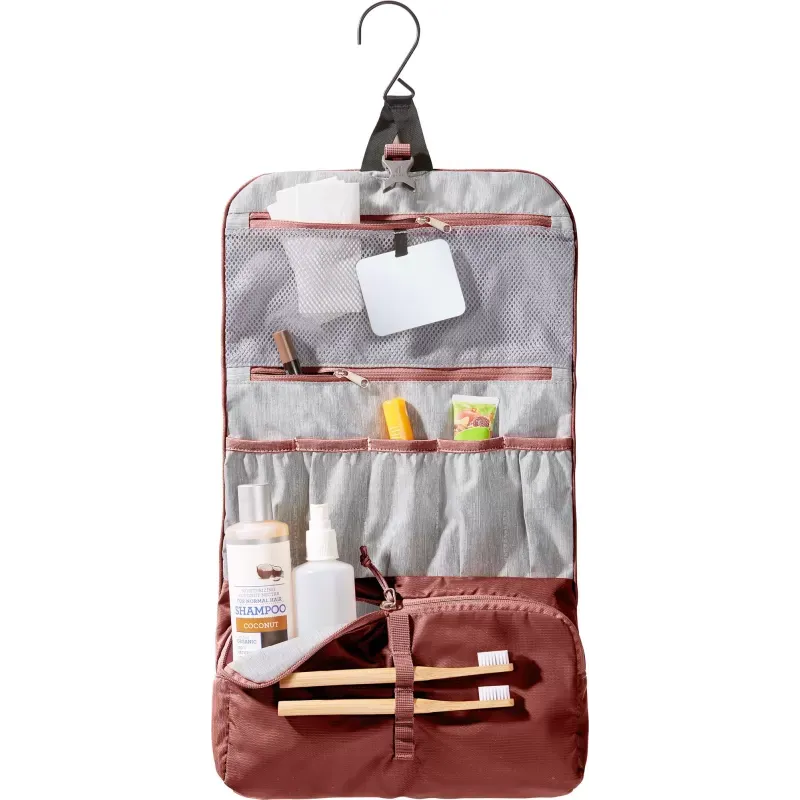 Deuter Wash Bag II · Rojo marron