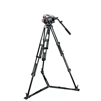 Video con Trípode Alumino Pro 545GB + Rótula 509HD. Estab. RAS de Suelo - Manfrotto