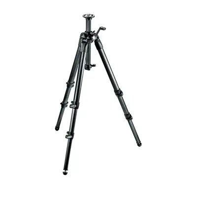 Trípode 057 3 Secciones Columna con Manivela - Fibra Carbono - Manfrotto