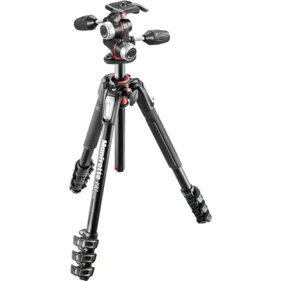 Trípode 190XPRO 4 Secciones con Rótula 3 Way - Aluminio - Manfrotto