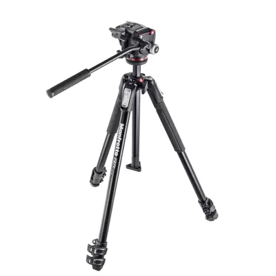 Trípode 190x 3 Secciones con Rótula 2 Way Fluida - Aluminio - Manfrotto