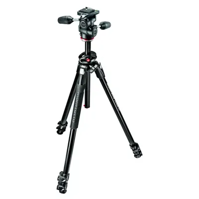 Trípode 290 Dual con Rótula 3 Way - Alum - Manfrotto