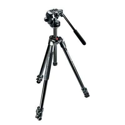 Trípode 290 Xtra con Rótula Fluida 2 Way - Alum - Manfrotto