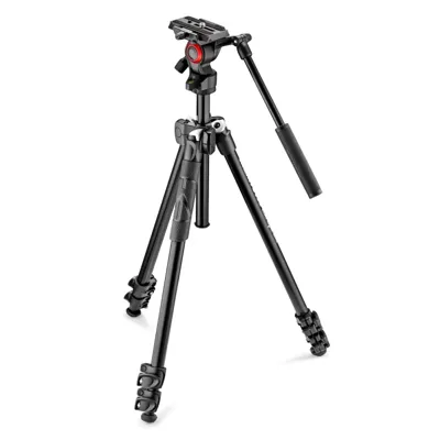 Trípode 290 Light con Rótula 2 Way (Vídeo) - Alum - Manfrotto