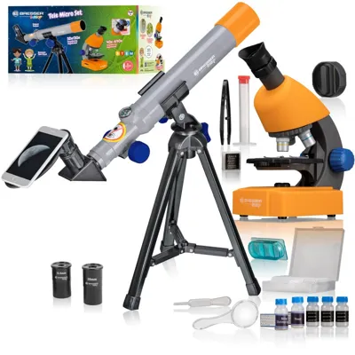 Conjunto de Telescopio y Microscopio - Bresser Junior