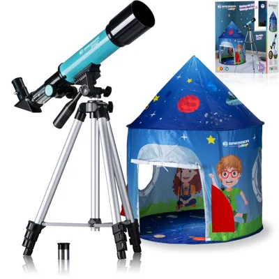 Telescopio para Niños 50/360 con Tienda de Campaña - Bresser Junior