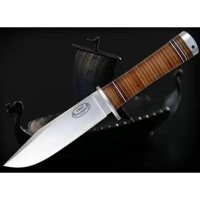 NL4L VG10LAM FREJ - Rodajas CUERO – Funda CUERO - Fallkniven